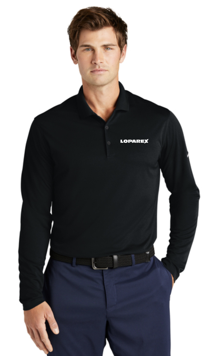Mens Nike Dri-FIT Long Sleeve Polo