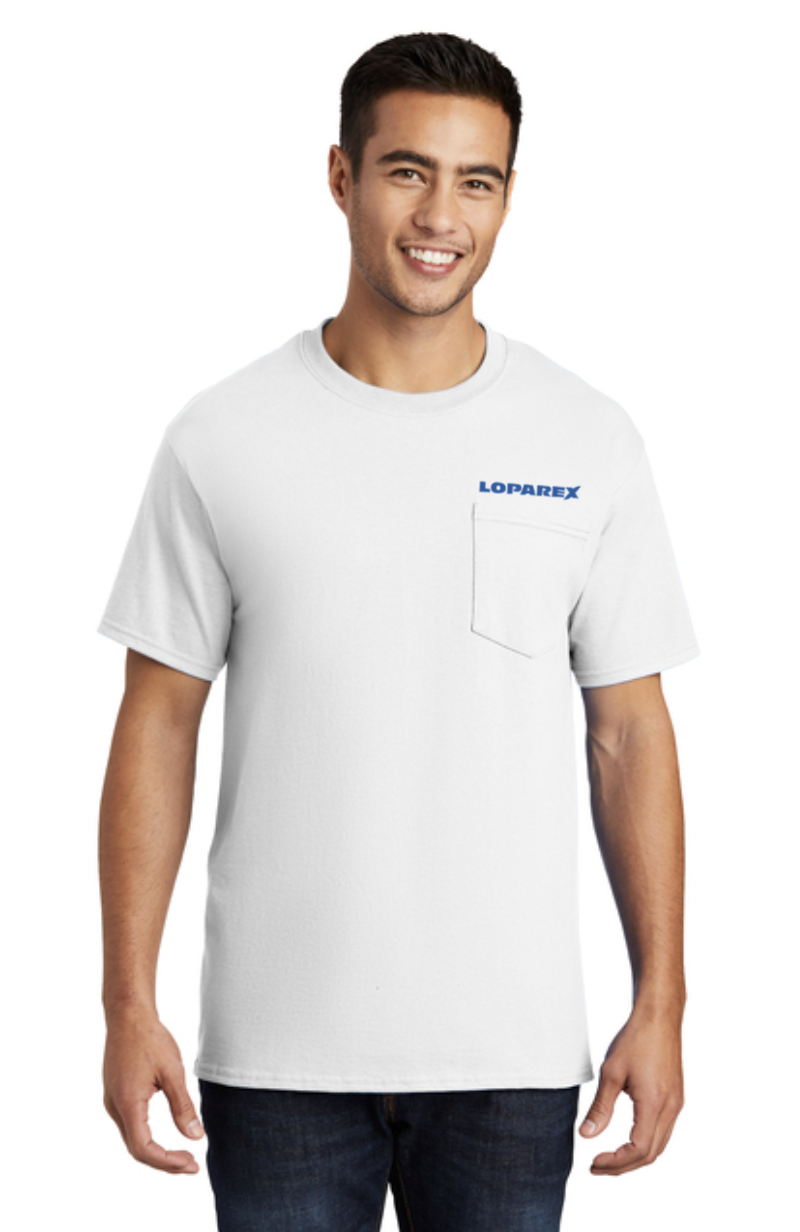 Mens 100% Cotton Pocket Tee