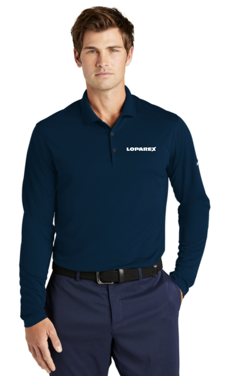 Mens Nike Dri-FIT Long Sleeve Polo