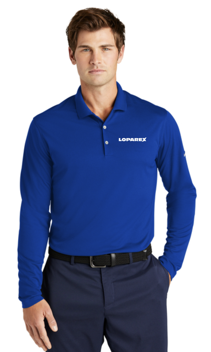 Mens Nike Dri-FIT Long Sleeve Polo
