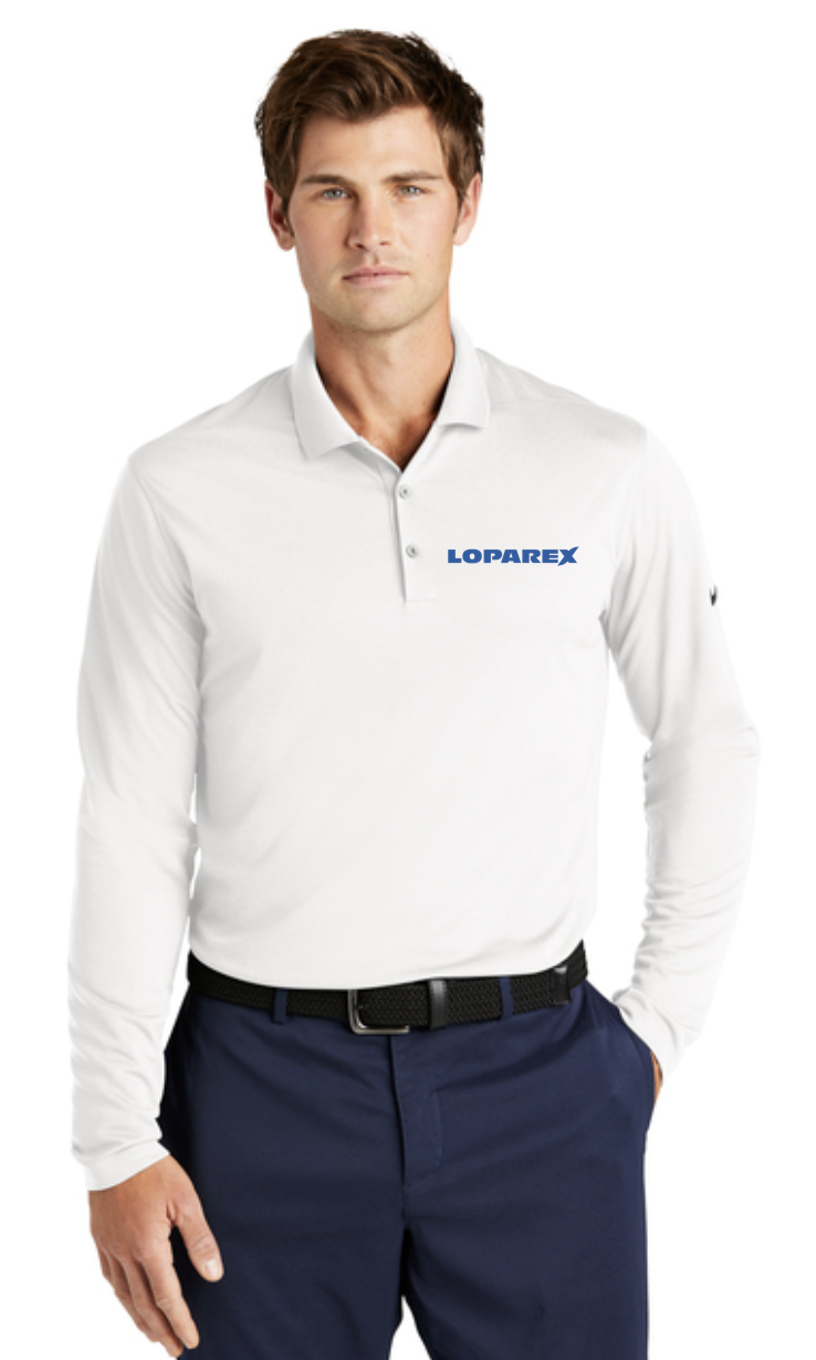 Mens Nike Dri-FIT Long Sleeve Polo