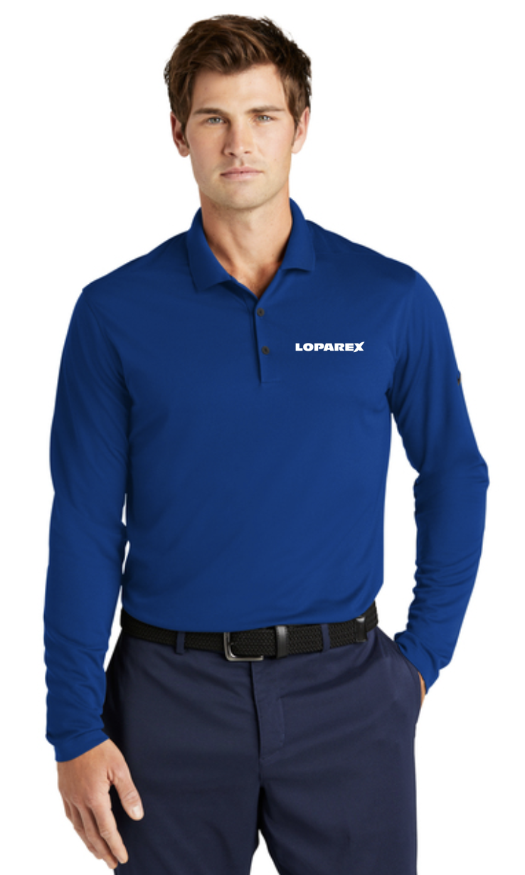 Mens Nike Dri-FIT Long Sleeve Polo